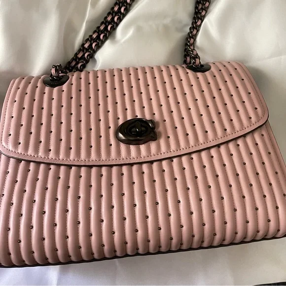 Coach Bags Coach Quilted Parker With Rivets Poshmark
